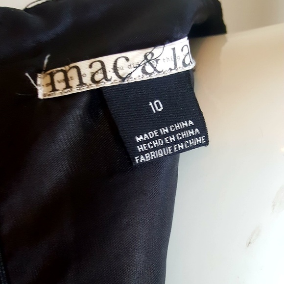 Mac & Jac Black career/casual Dress size 10 - Picture 7 of 9